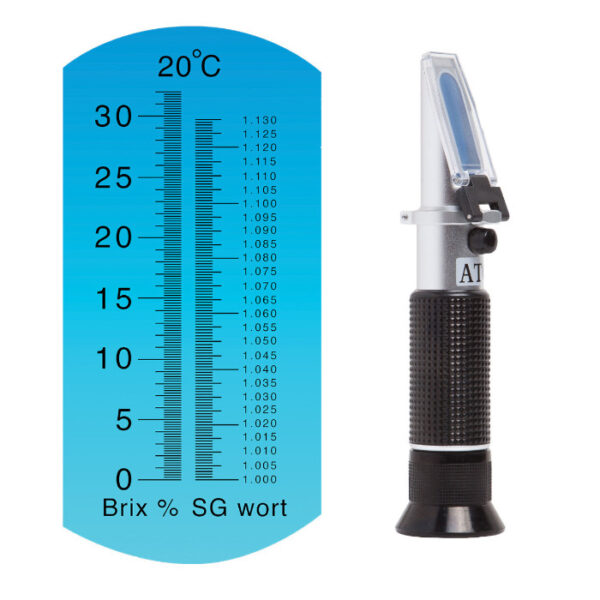 Brix refractometer 0-32% & Wort S.G. 1.000-1 .120sg
