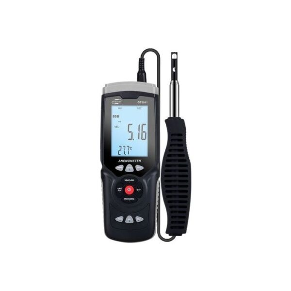 Hot Wire Anemometer instrument for measurement of wind speed, temperature GT8911