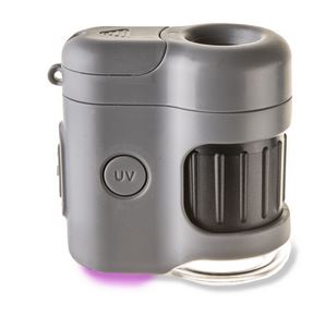 UV light ultraviolet MicroMini 20x LED Lighted Pocket Magnifier