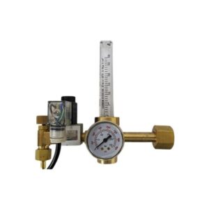 CO2 flow meter solenoid regulator