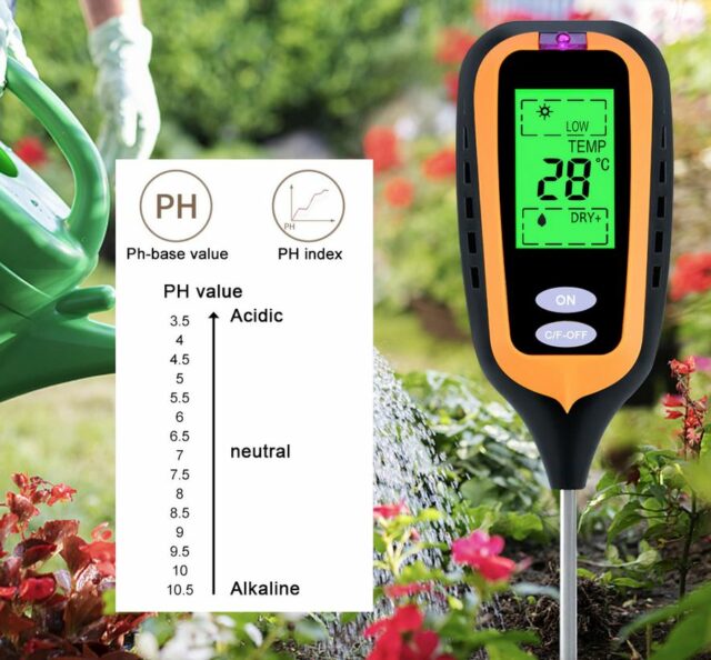 Soil Meter For Temperature PH Moisture Light Ecotao Store