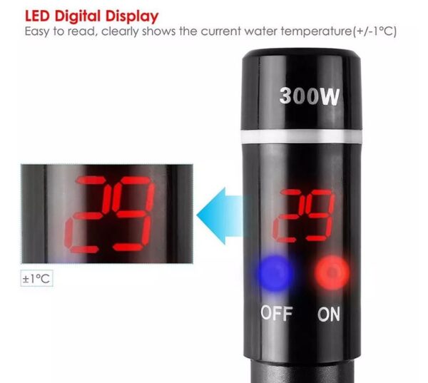 LED temperature display