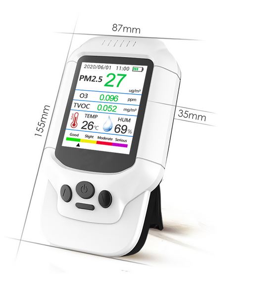 DM502-O3 ozone meter dimensions