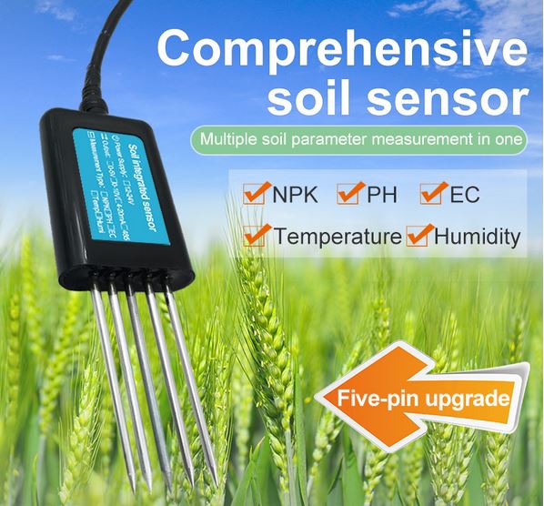 multiparameter soil meter probe