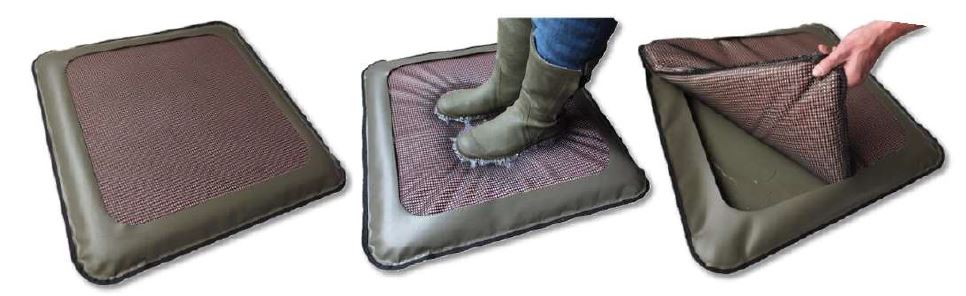 shoe entry sterilization mat