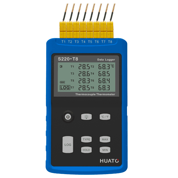 S220-T8 Eight Channel Thermocouple Data Logger