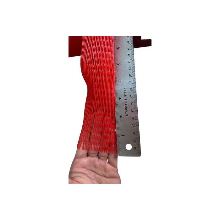 Protective Sleeve Net 50-100MM 50MTR PK (red) close