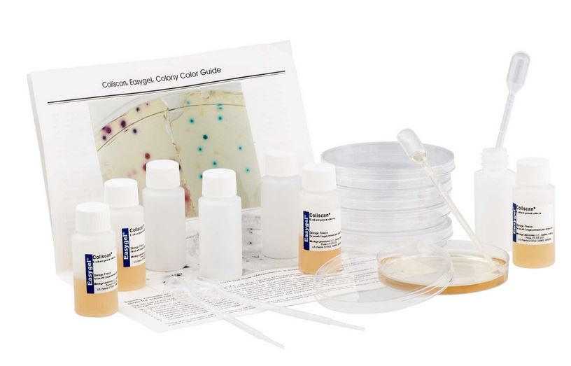 Coliscan E. coli coliform bacterial test kit