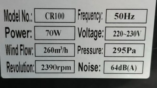 Circular in-line tube fan