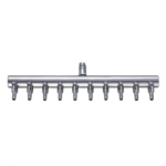10 Way Dual-Outlet Chrome Aquarium & Pond Gas Distributor Valve