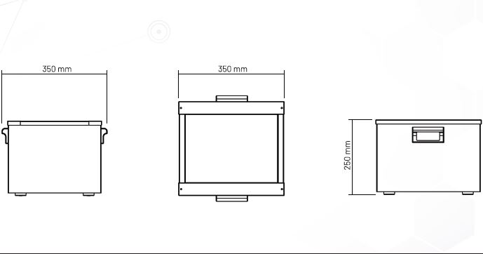 14L Water Bath sci-130 dimen