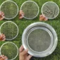 Stainless Steel Soil Sifter Set with Interchangeable Mesh Screens