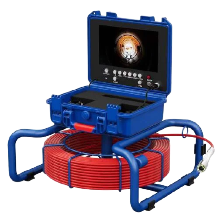 100 Meter Professional Sewer Inspection Camera System with 7mm Pipe